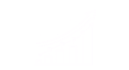 Icono de eficiencia y escalabilidad con gráfica de crecimiento